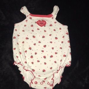 First Moments Baby onsie lady bugs 6 months